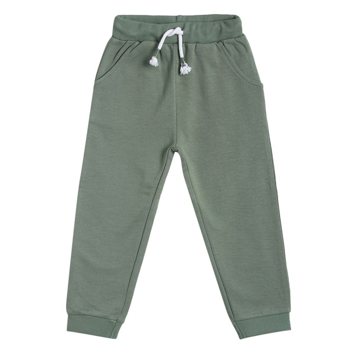 Pack of 1 knit jogger - olive for 3-6 Months