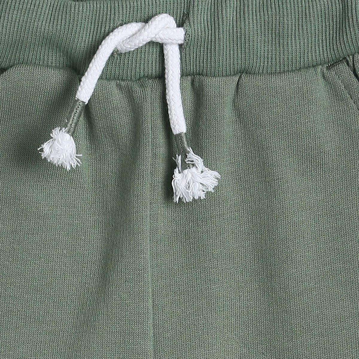 Pack of 1 knit jogger - olive for 3-6 Months