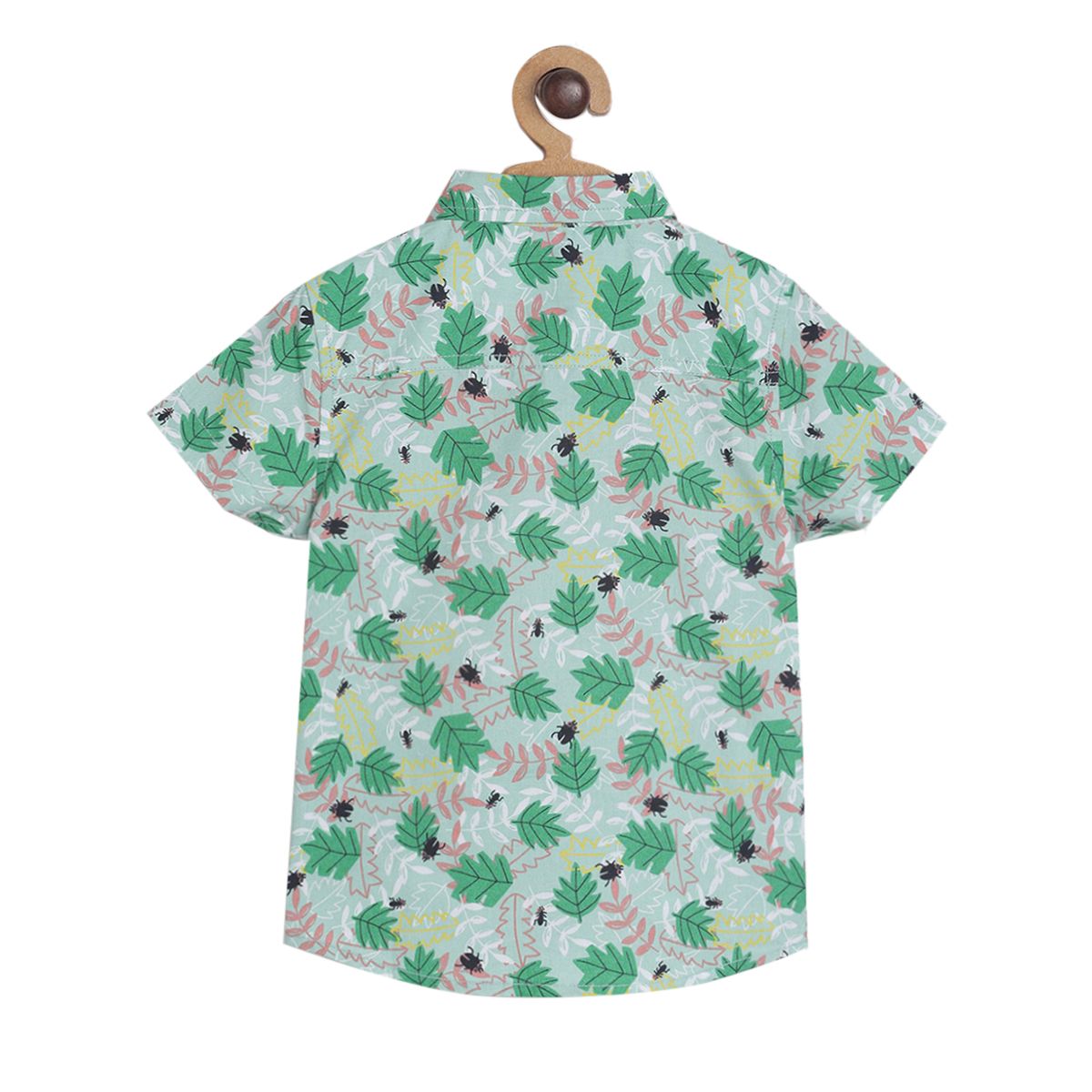Pack of 1 woven shirt - green for 3-6 Months