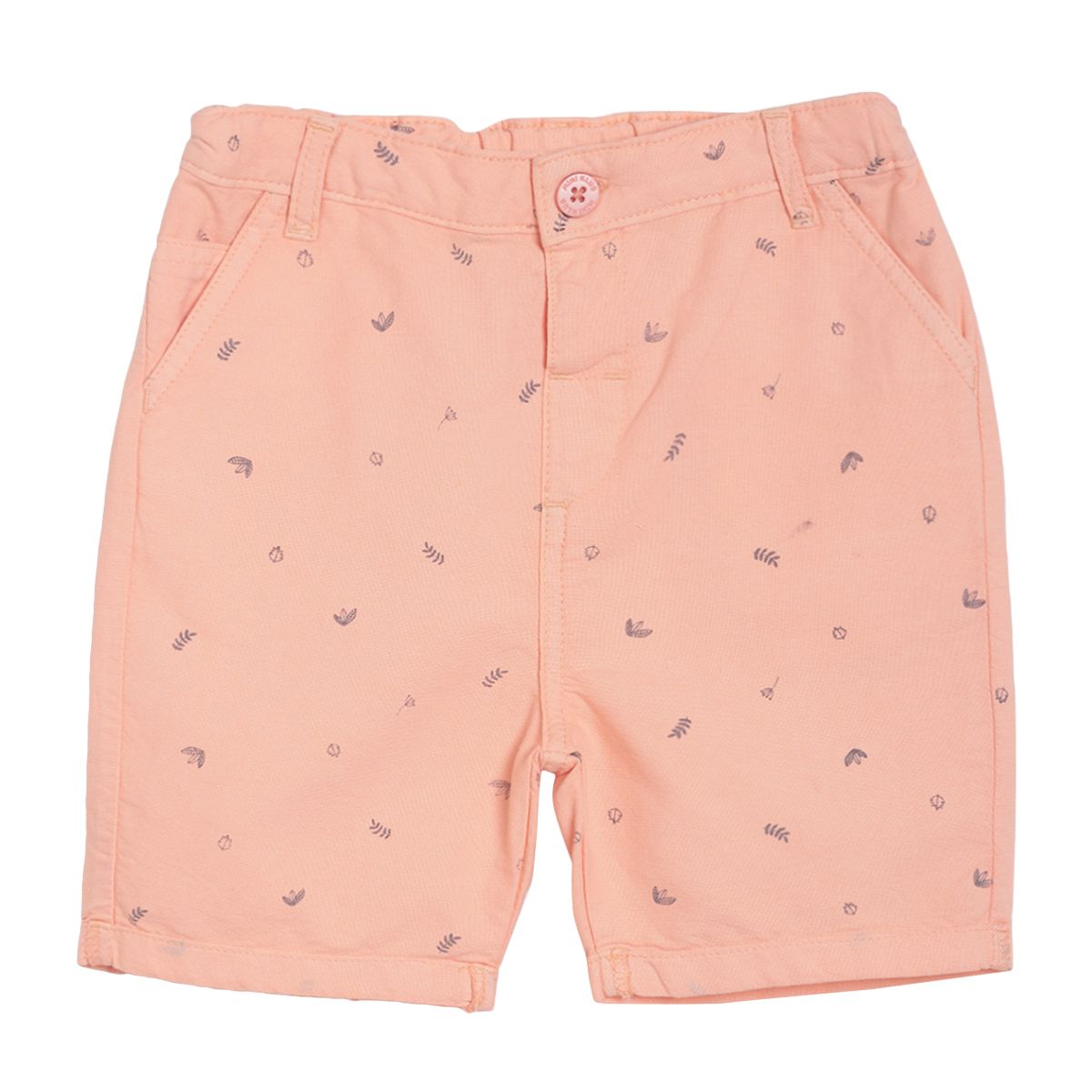 Pack of 1 woven shorts - coral for 3-6 Months