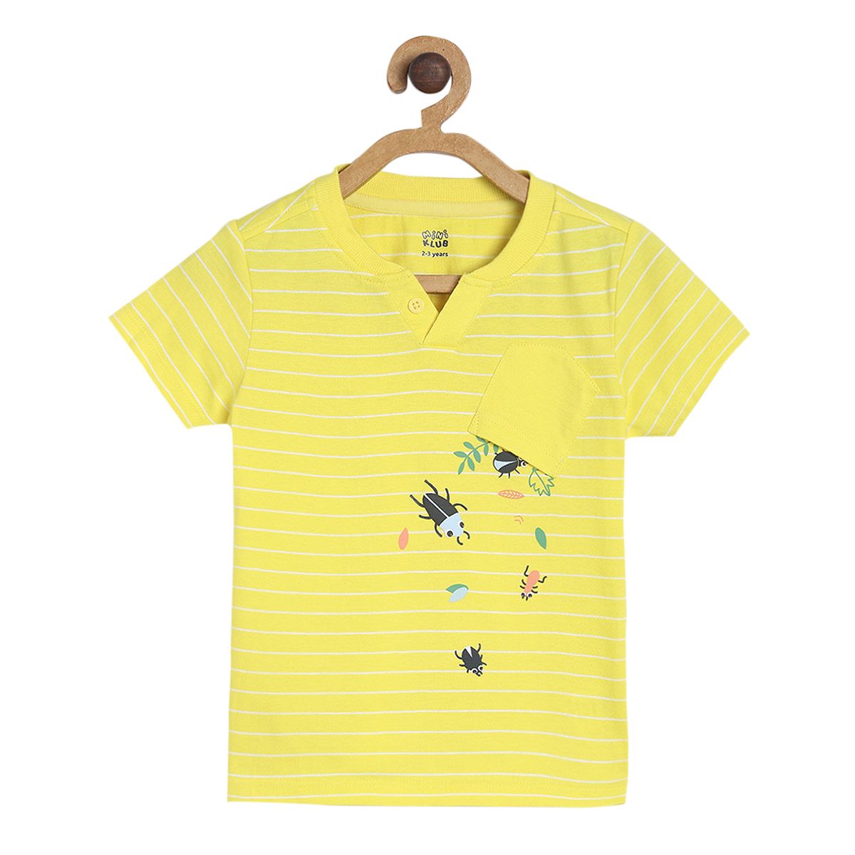 Pack of 1 t-shirt - yellow for 3-6 Months