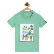 Pack of 1 t-shirt - green for 3-6 Months