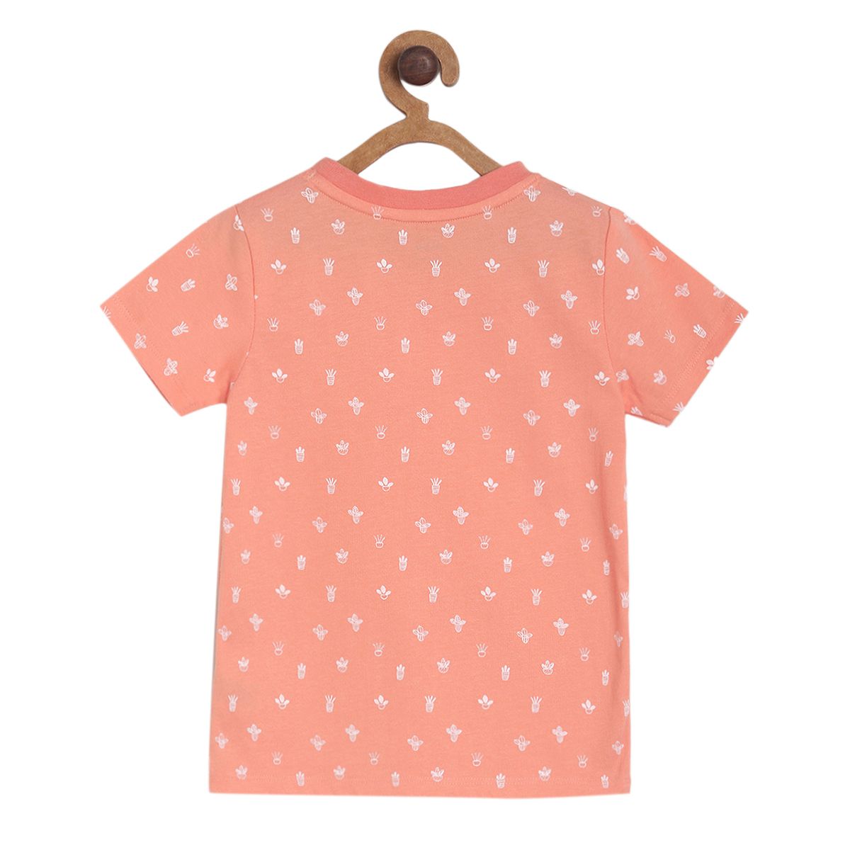 Pack of 1 t-shirt - peach for 3-6 Months