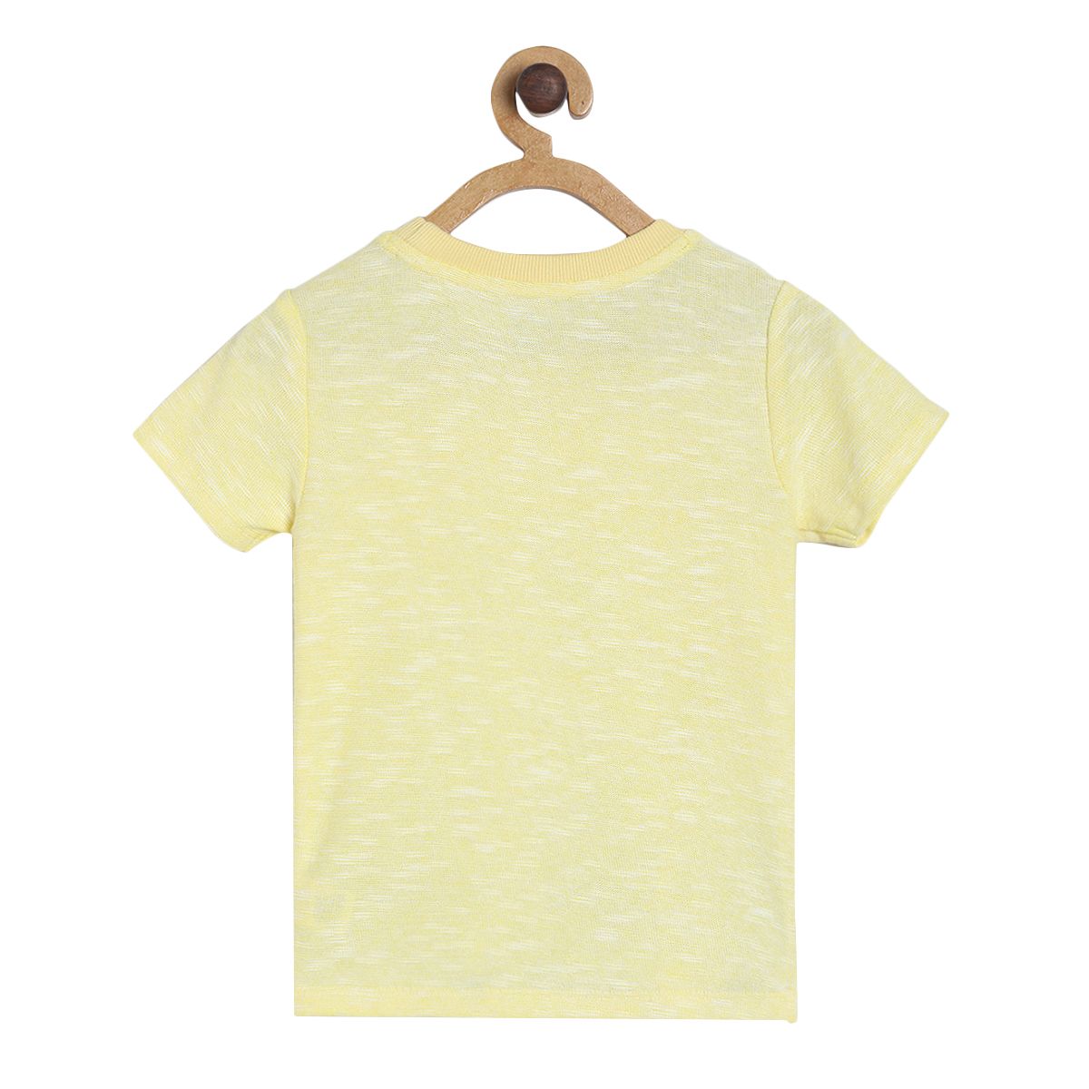Yellow Placement Print Tshirt