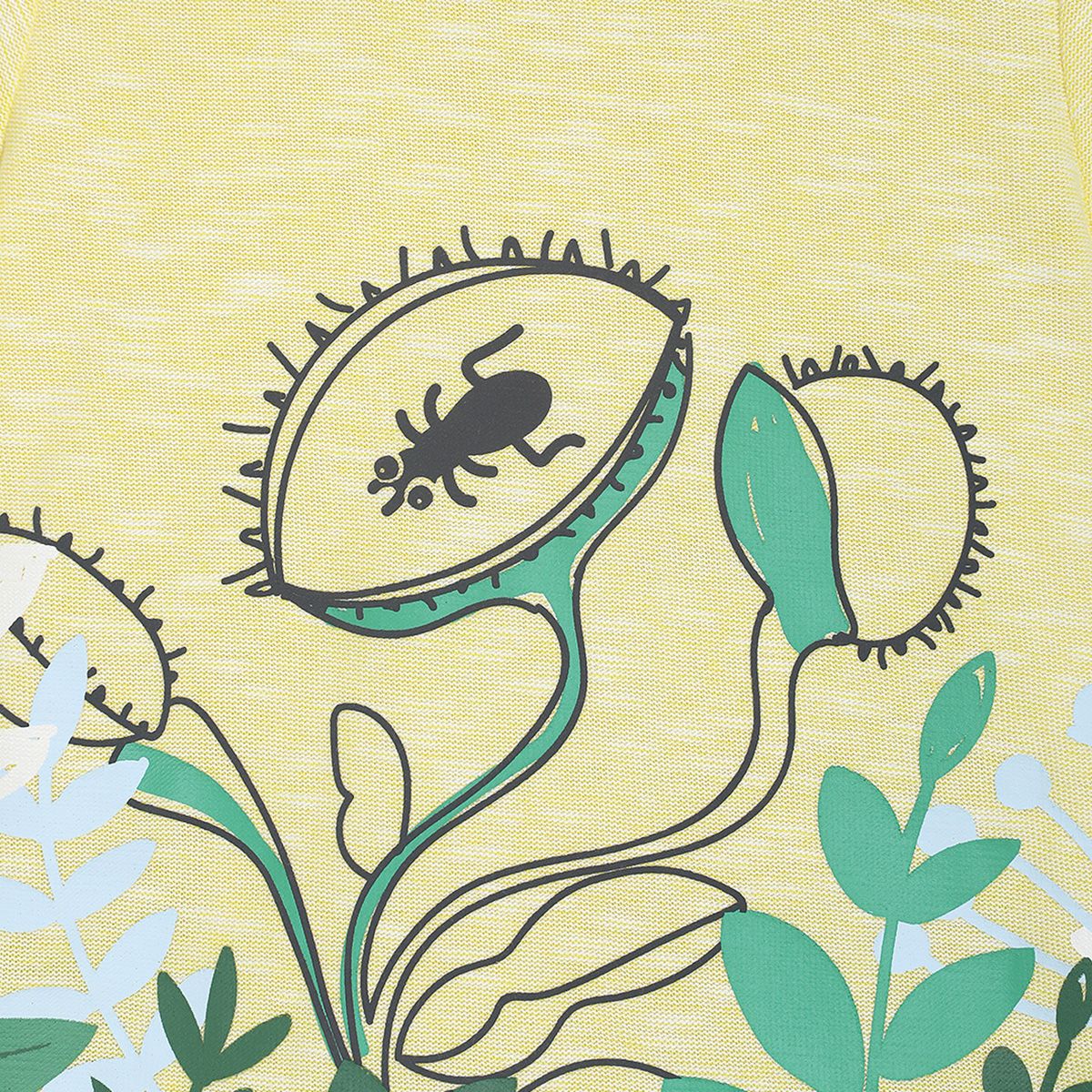 Yellow Placement Print Tshirt