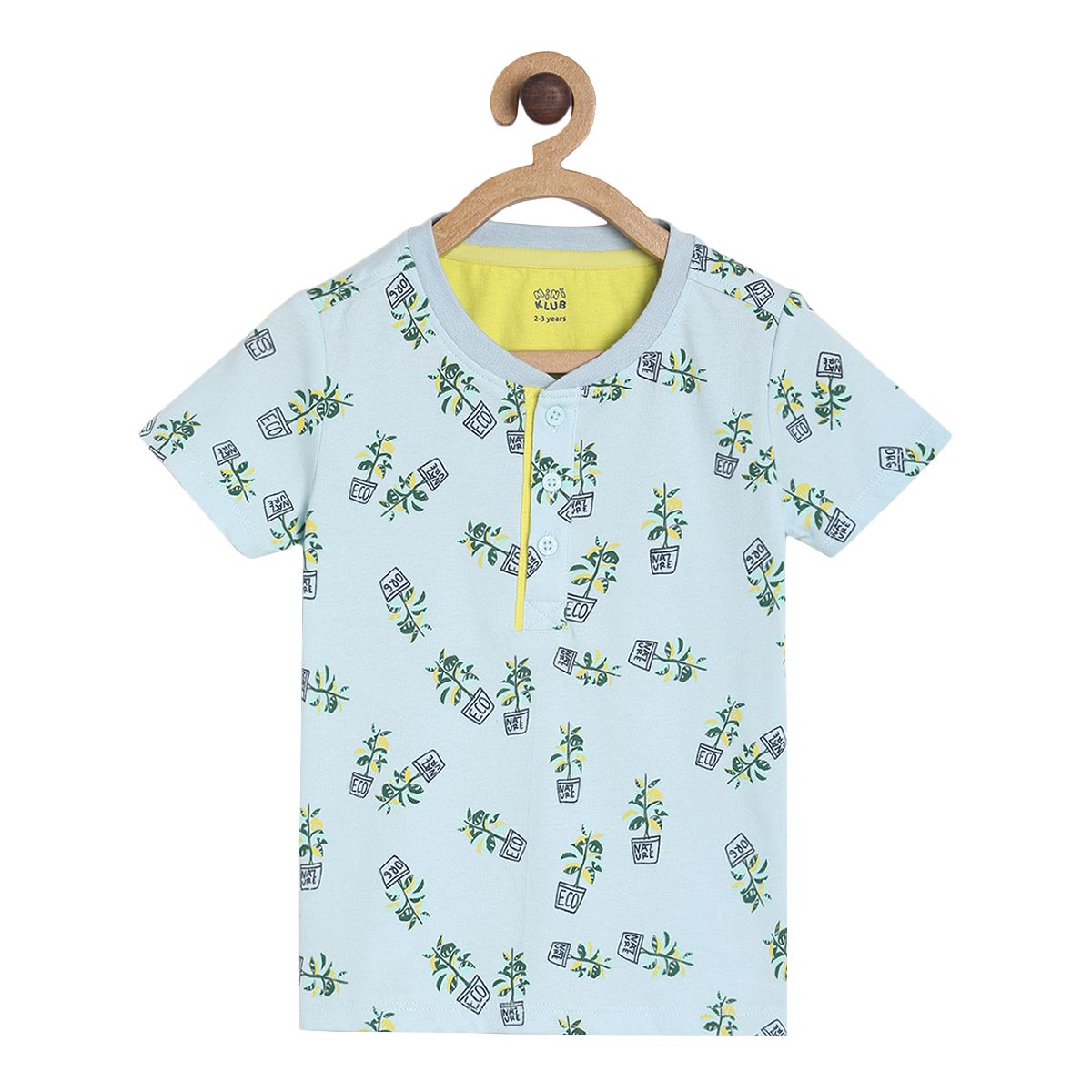 Pack of 1 t-shirt - blue for 3-6 Months