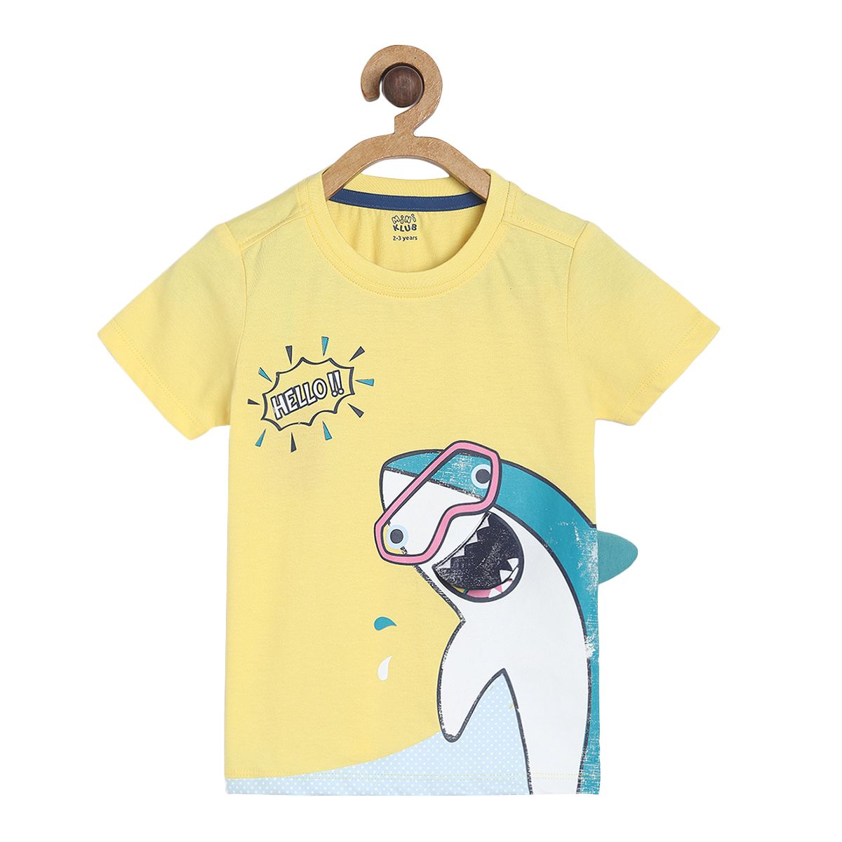 Pack of 1 t-shirt - yellow for 3-6 Months
