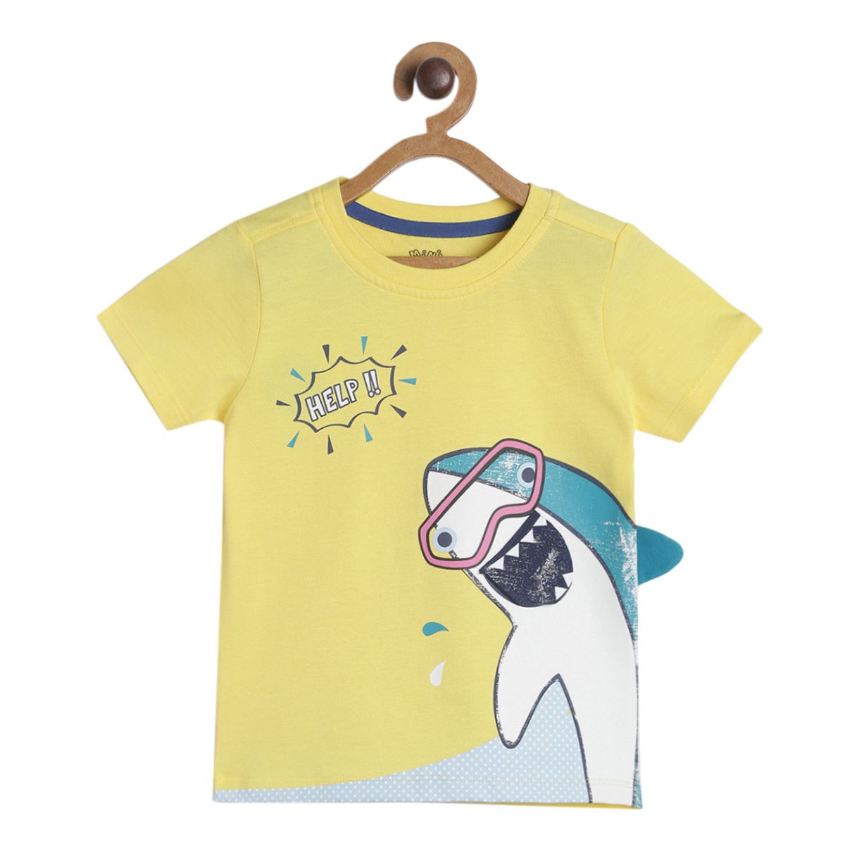 Pack of 1 t-shirt - yellow for 3-6 Months