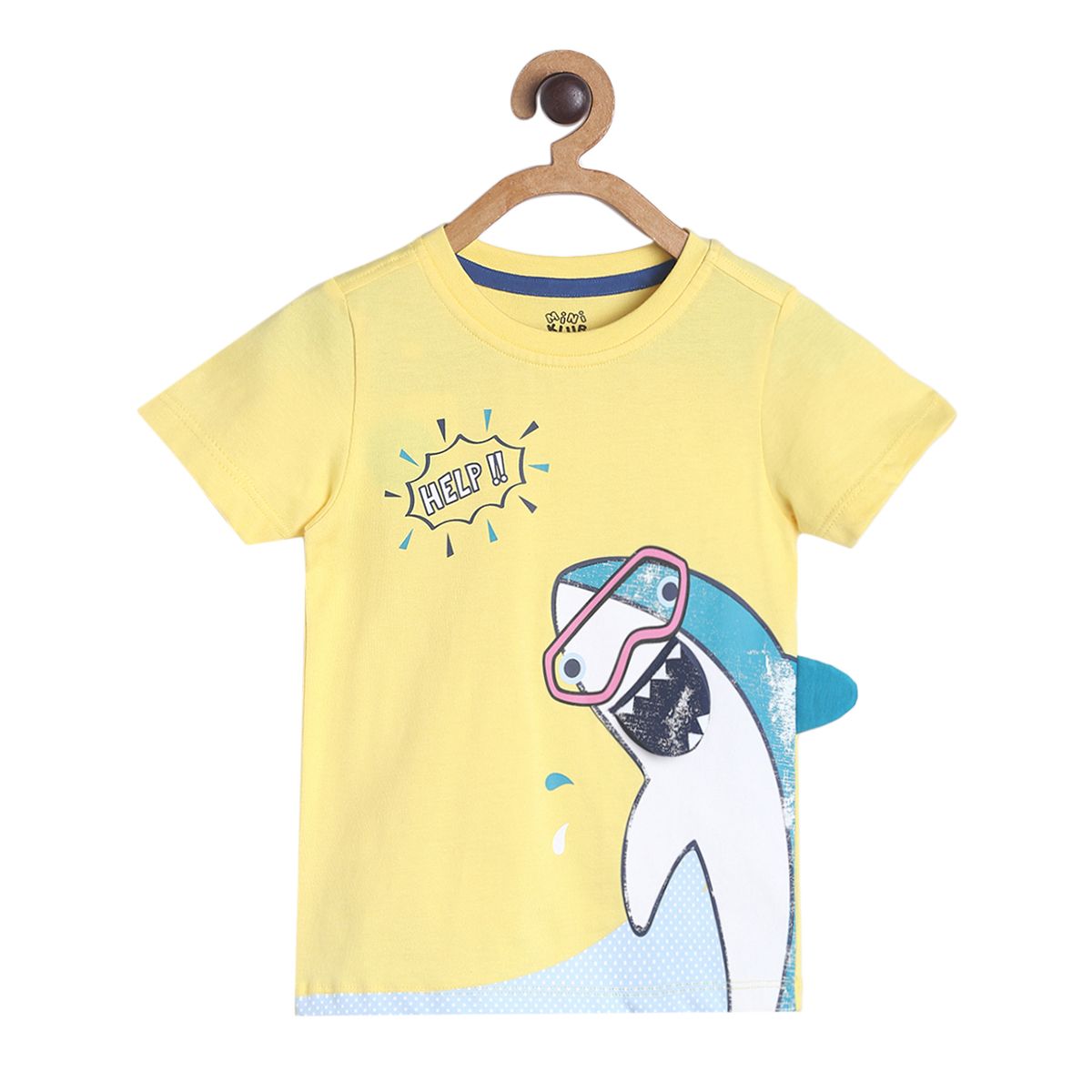 Pack of 1 t-shirt - yellow for 3-6 Months
