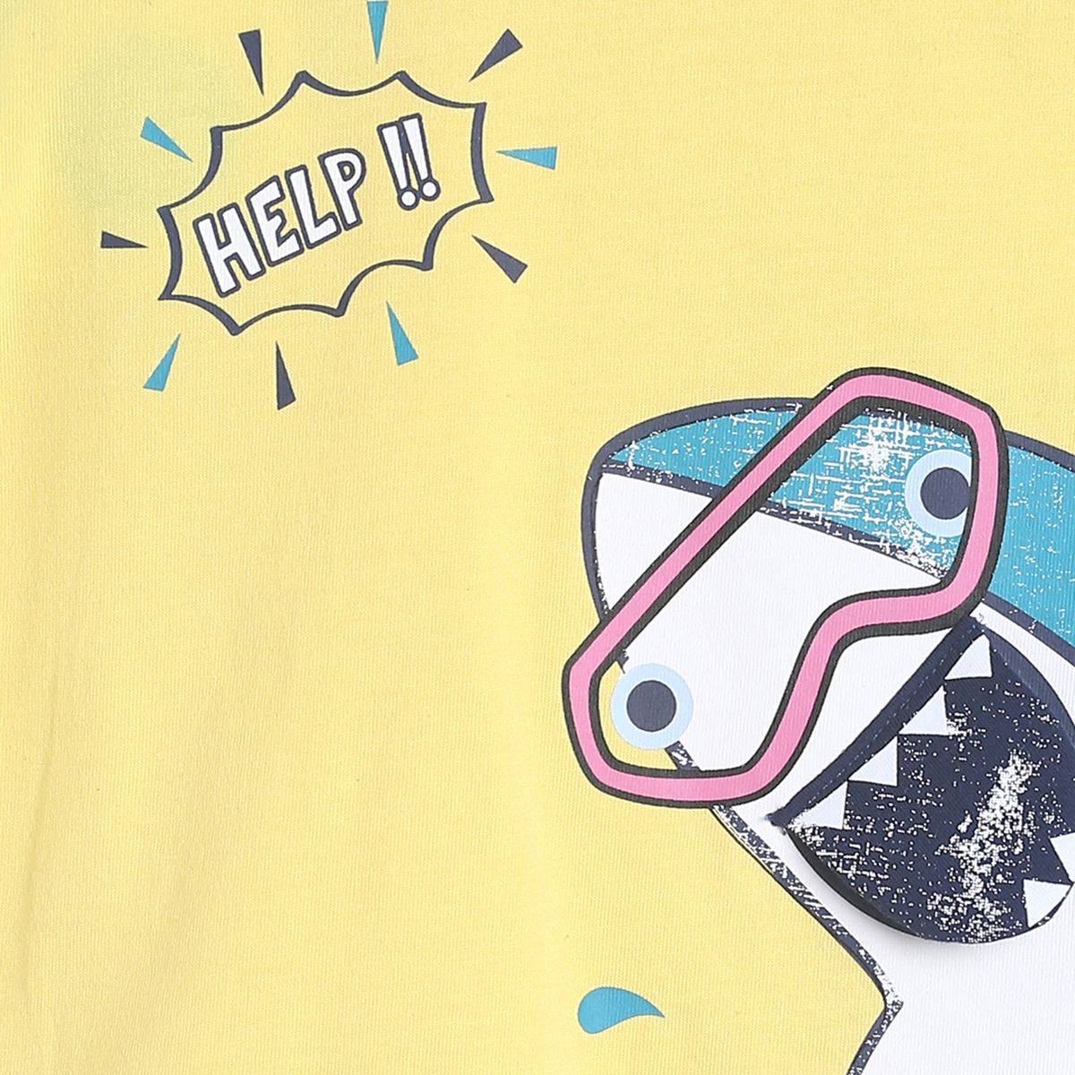 Pack of 1 t-shirt - yellow for 3-6 Months