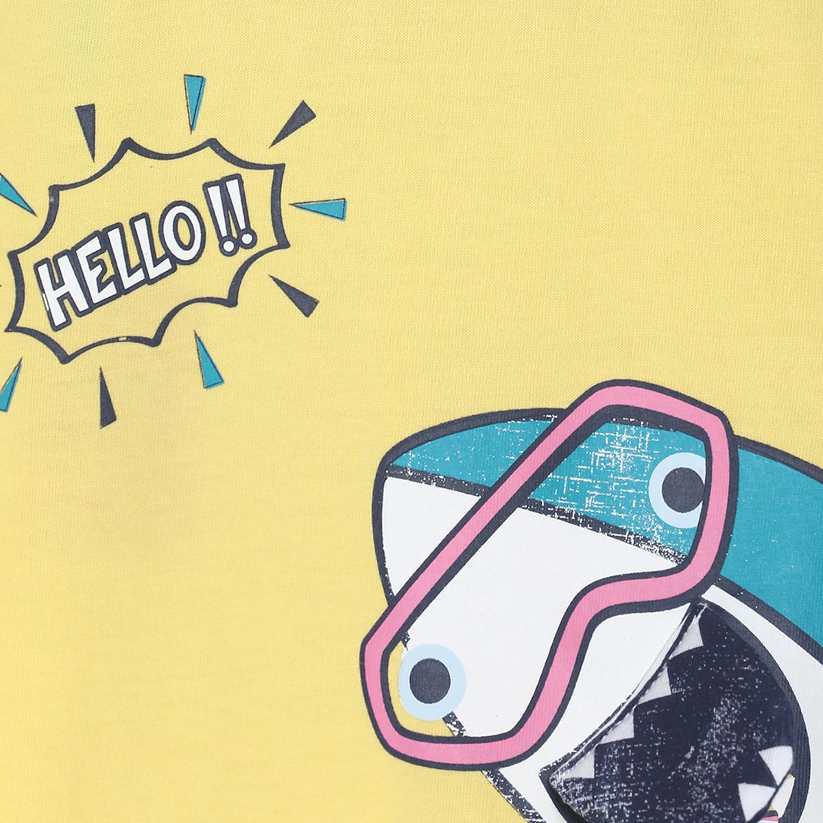 Pack of 1 t-shirt - yellow for 3-6 Months