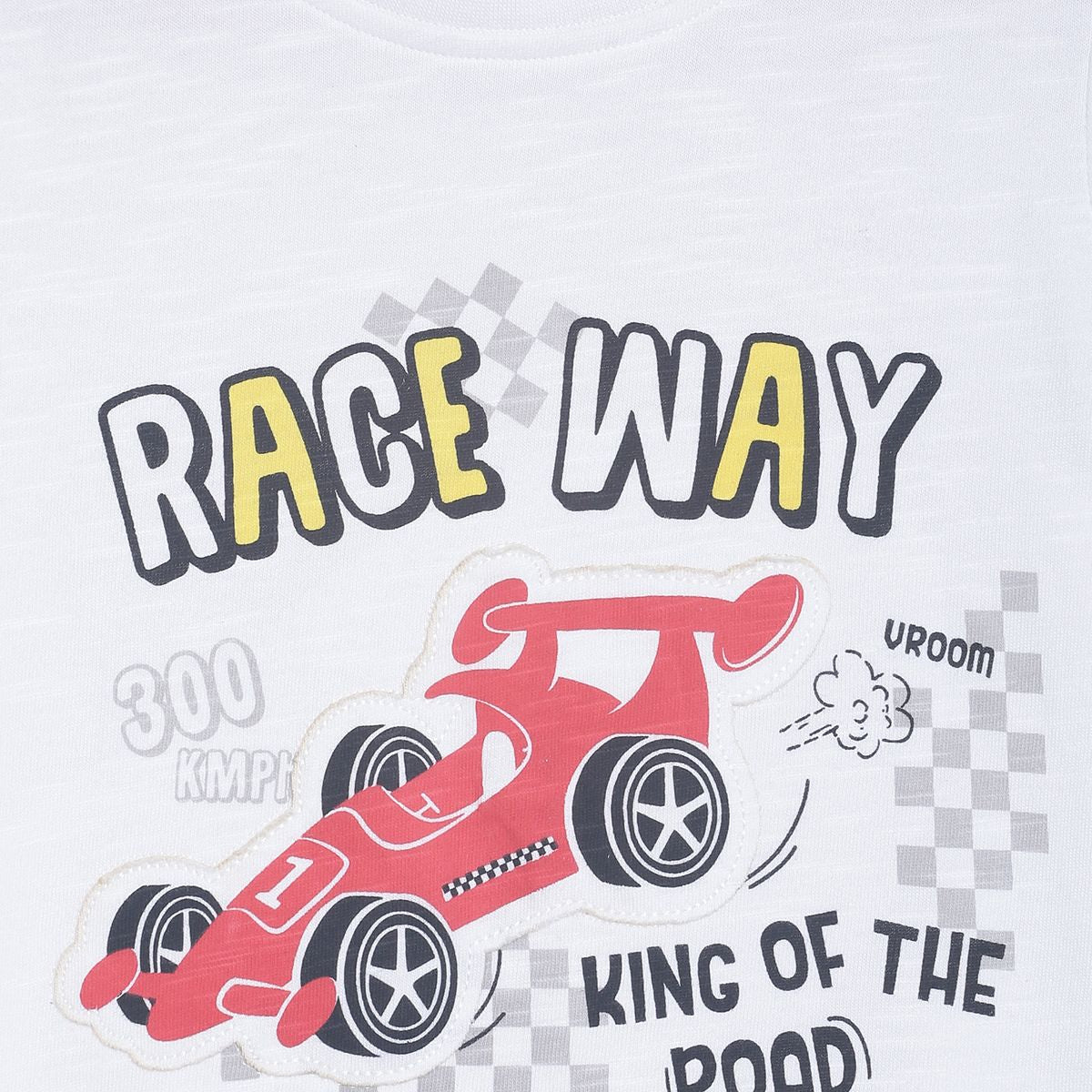 Pack of 1 t-shirt - white for 3-6 Months