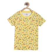 Yellow Aop Tshirt