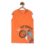 Pack of 1 t-shirt - orange for 3-6 Months