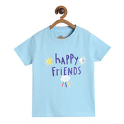 Pack of 1 knit t-shirt - blue for 3-6 Months