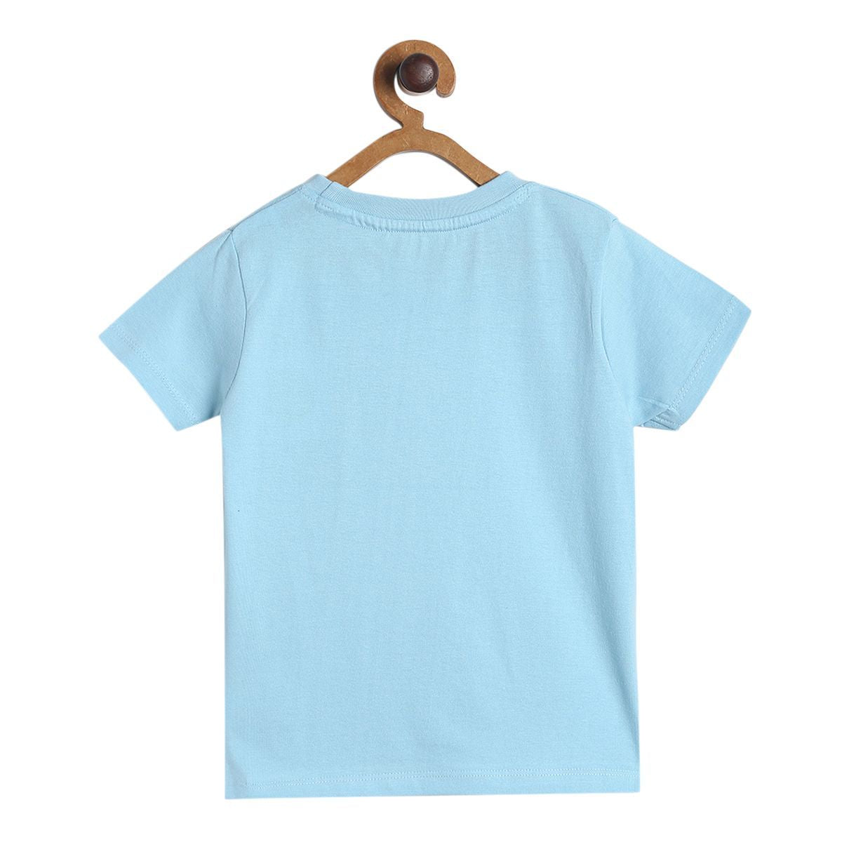 Pack of 1 knit t-shirt - blue for 3-6 Months