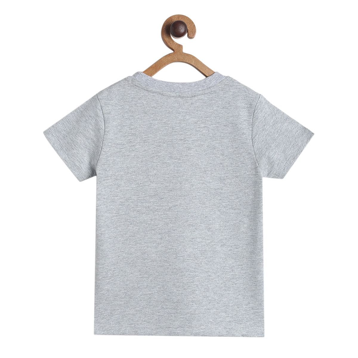 Pack of 1 knit t-shirt - grey for 3-6 Months