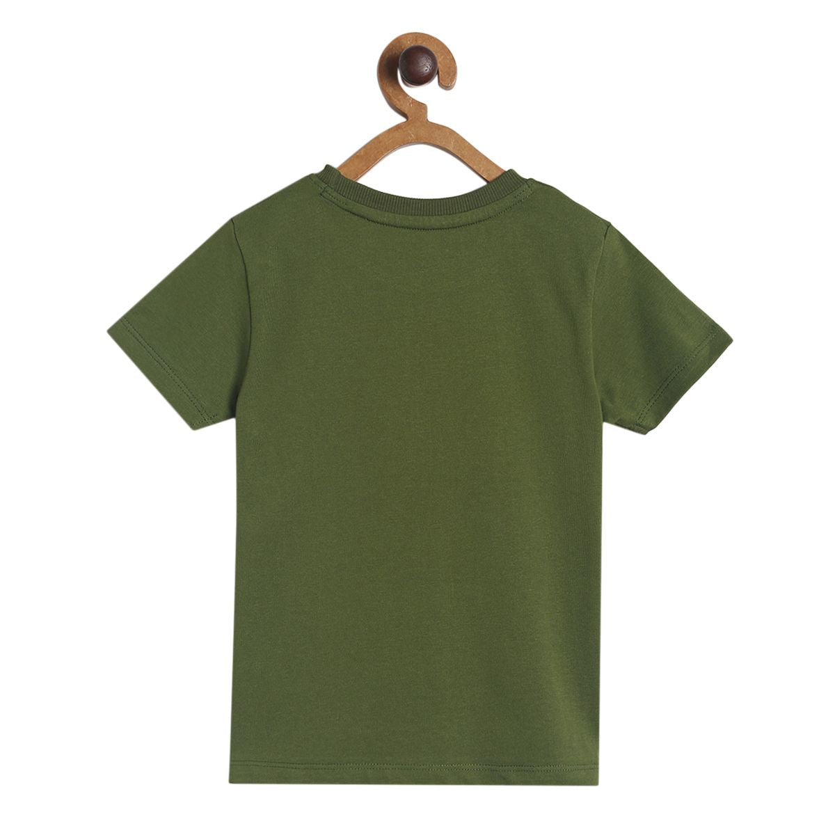 Pack of 1 knit t-shirt - olive for 3-6 Months