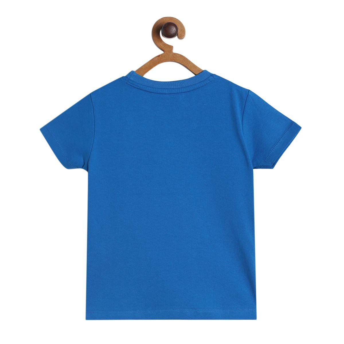 Pack of 1 knit t-shirt - navy for 3-6 Months