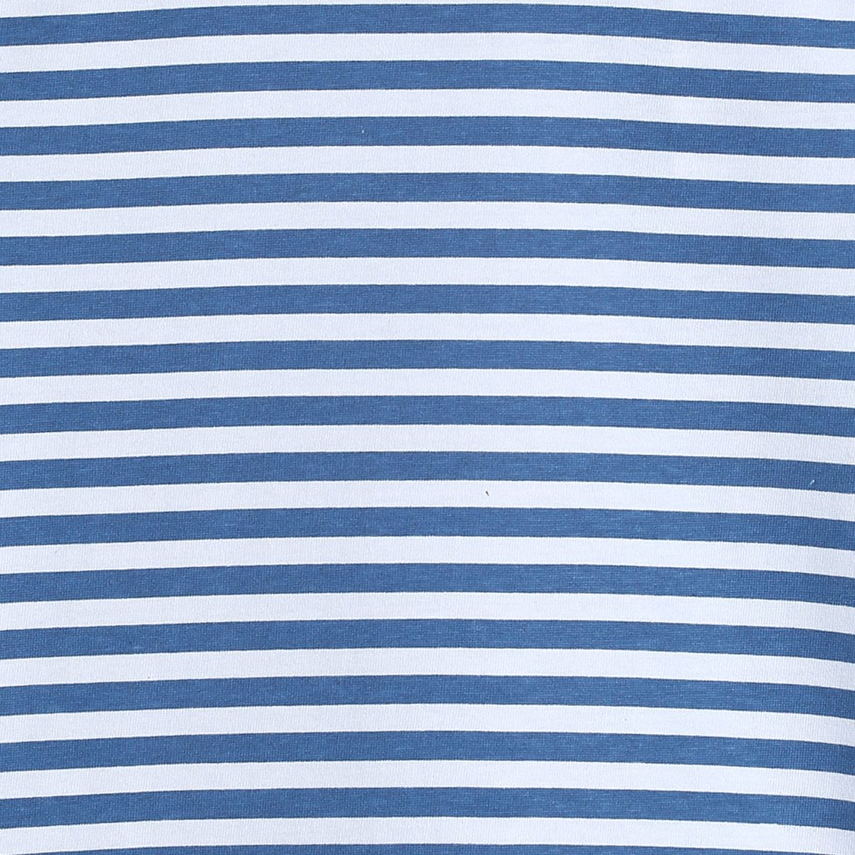 Pack of 1 knit t-shirt - navy for 3-6 Months