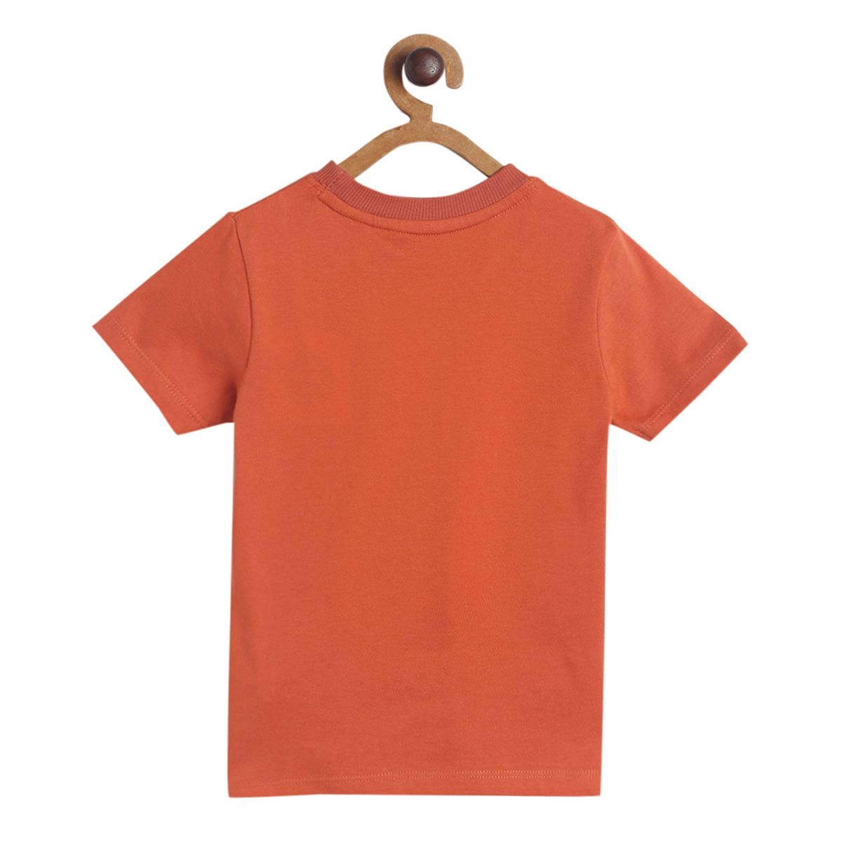 Pack of 1 knit t-shirt - rust for 3-6 Months