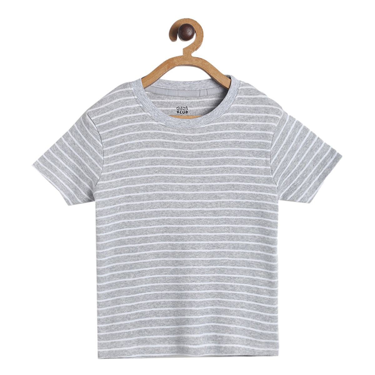 Pack of 1 knit t-shirt - grey for 3-6 Months