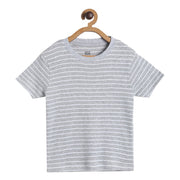 Pack of 1 knit t-shirt - grey for 3-6 Months