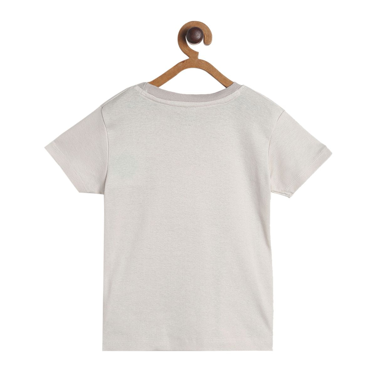 Pack of 1 knit t-shirt - beige for 3-6 Months