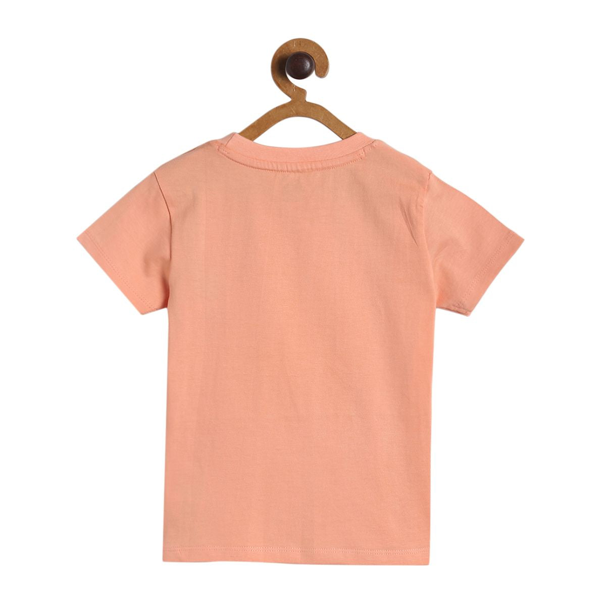 Pack of 1 knit t-shirt - orange for 3-6 Months