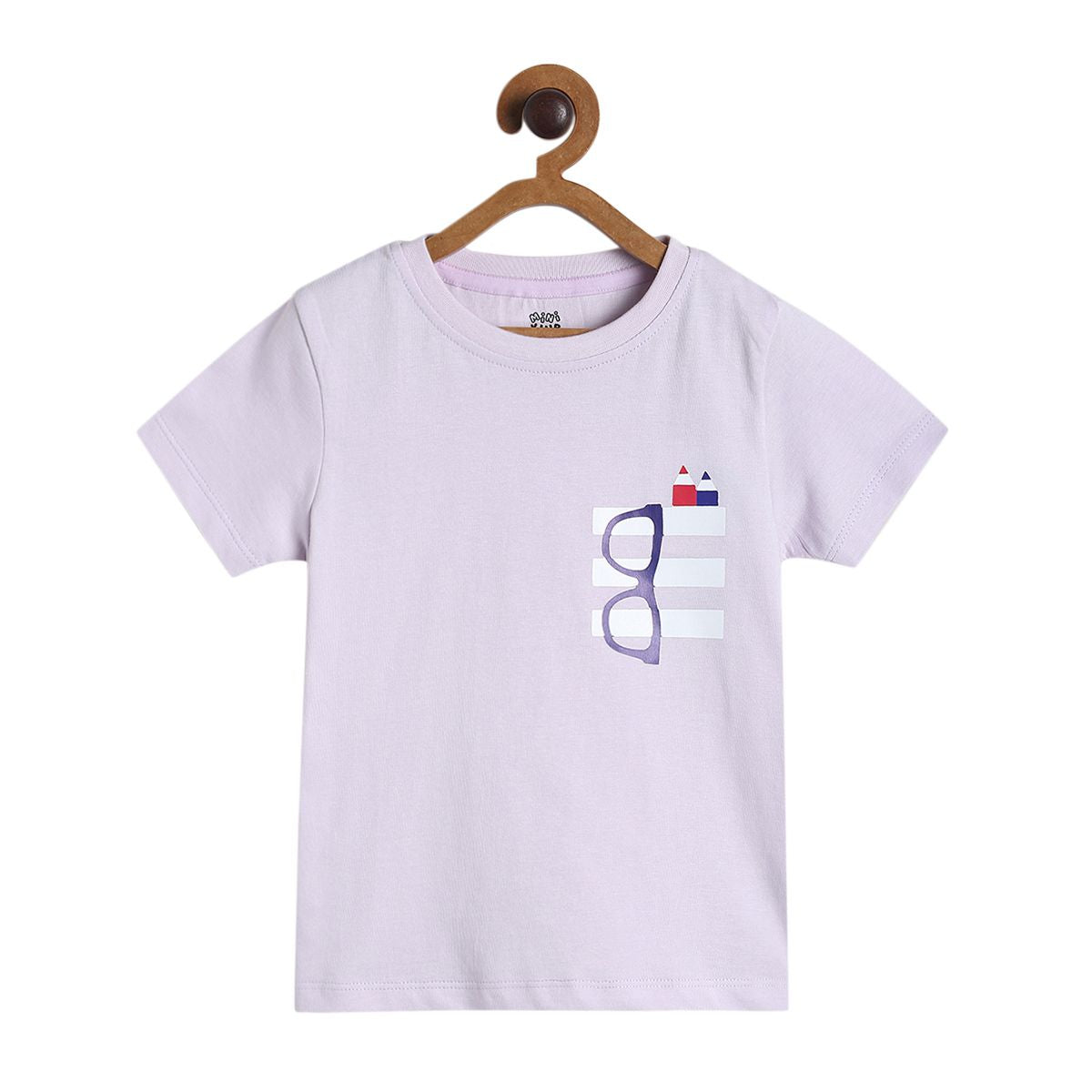 Pack of 1 knit t-shirt - pink for 3-6 Months