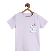 Pack of 1 knit t-shirt - pink for 3-6 Months