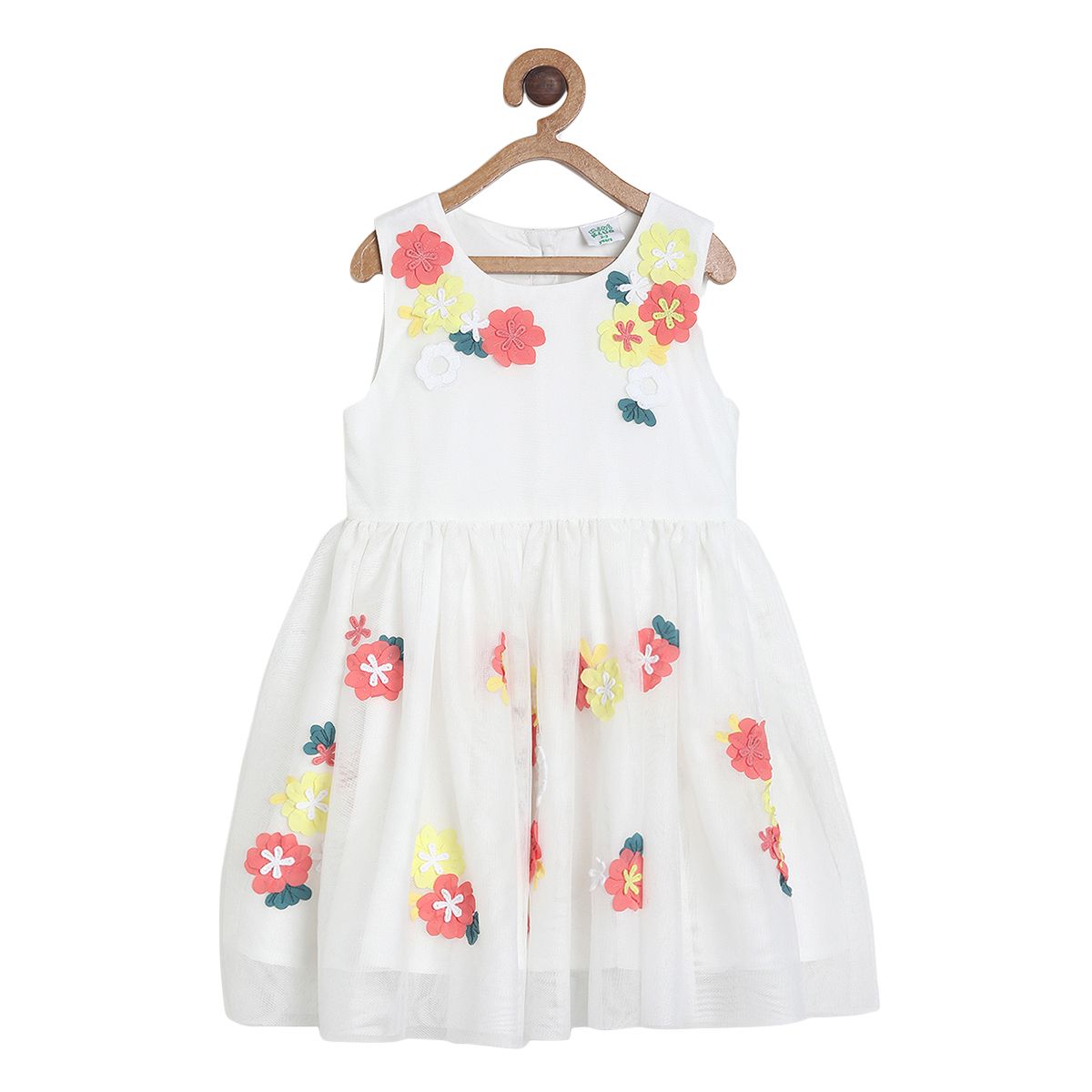 Pack of 1 party dress - white for 3-6 Months