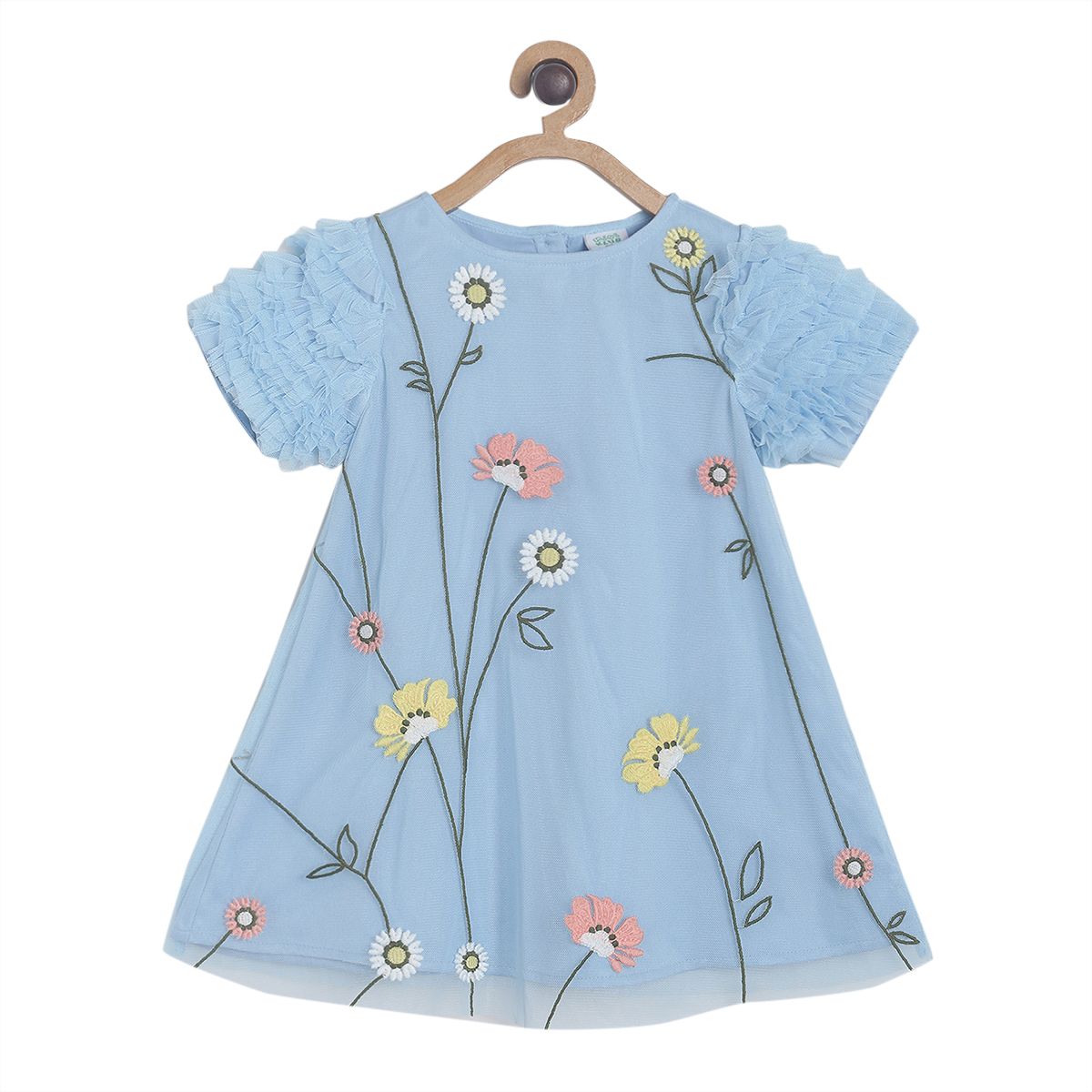 Pack of 2 party dress - blue for 3-6 Months