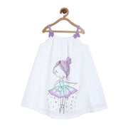 Pack of 1 woven dress - white for 3-6 Months
