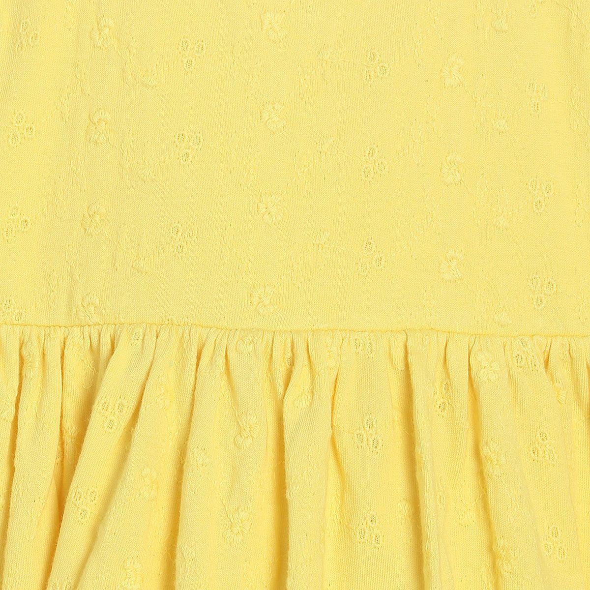 Pack of 1 knit dress - yellow for 3-6 Months