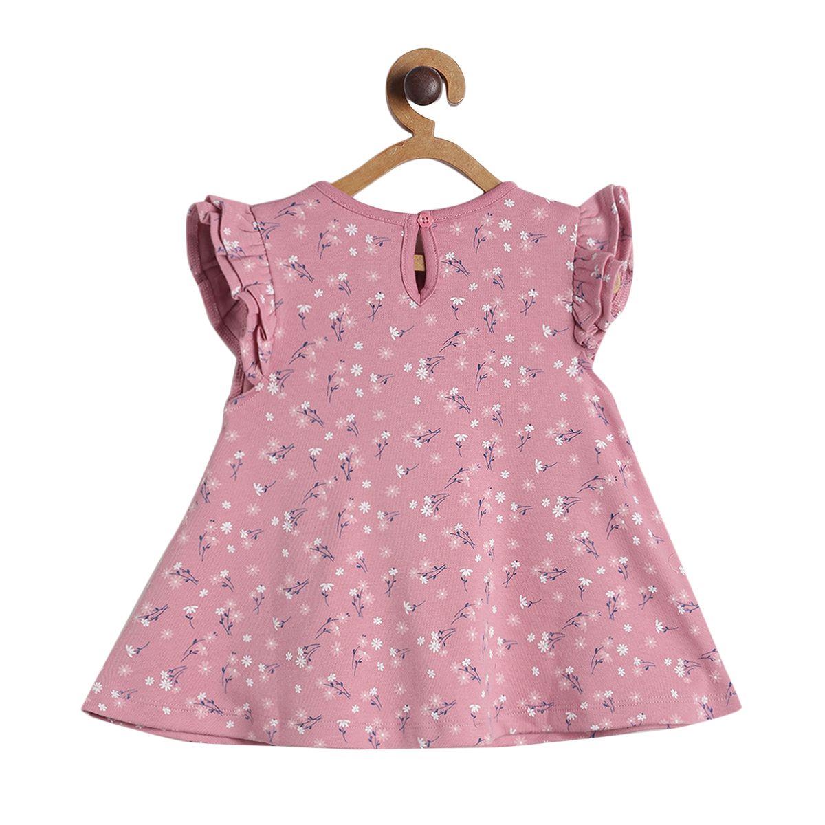 Pack of 1 knit dress - brown for 3-6 Months