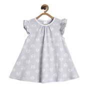 Pack of 1 knit dress - grey for 3-6 Months