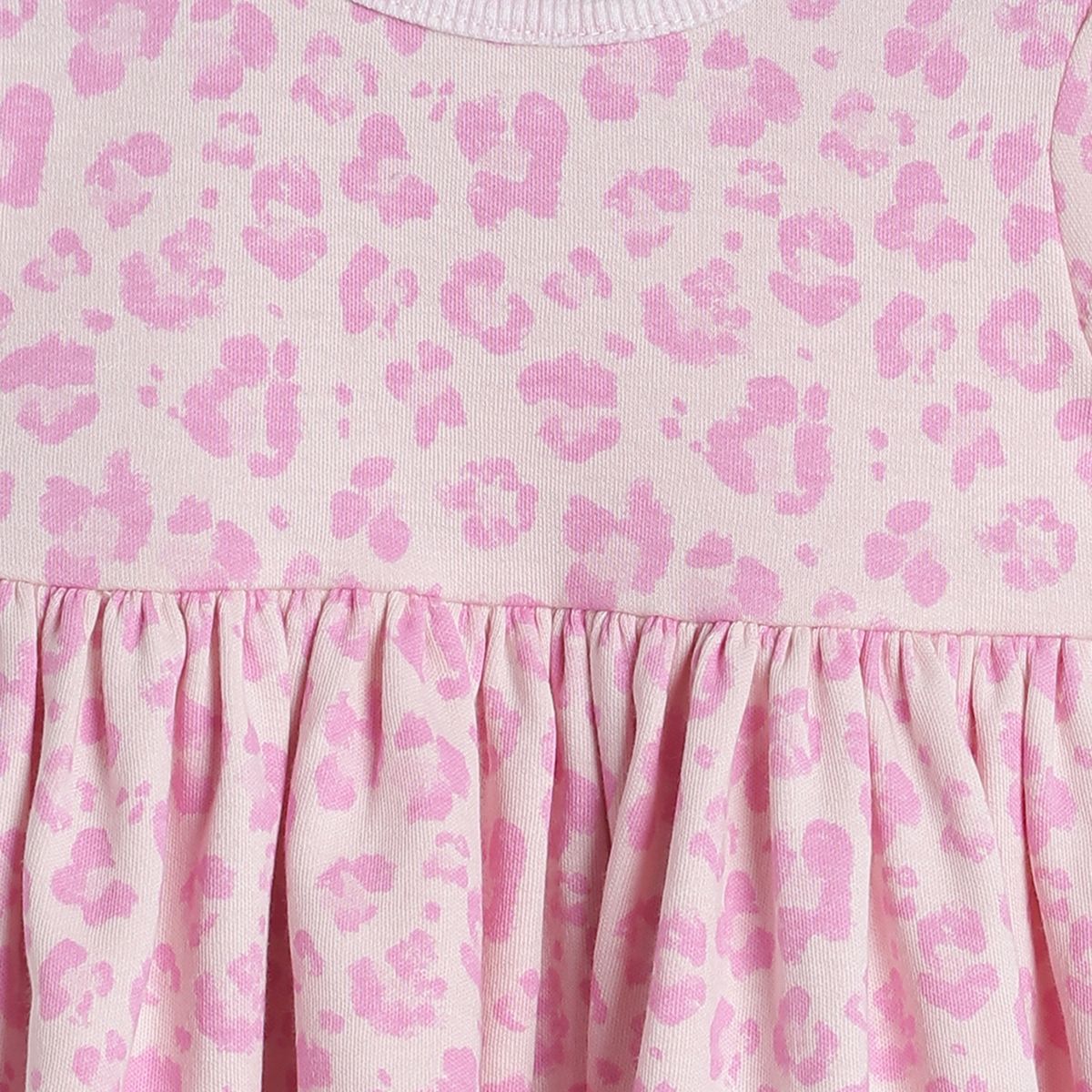 Pack of 1 knit dress - pink for 3-6 Months