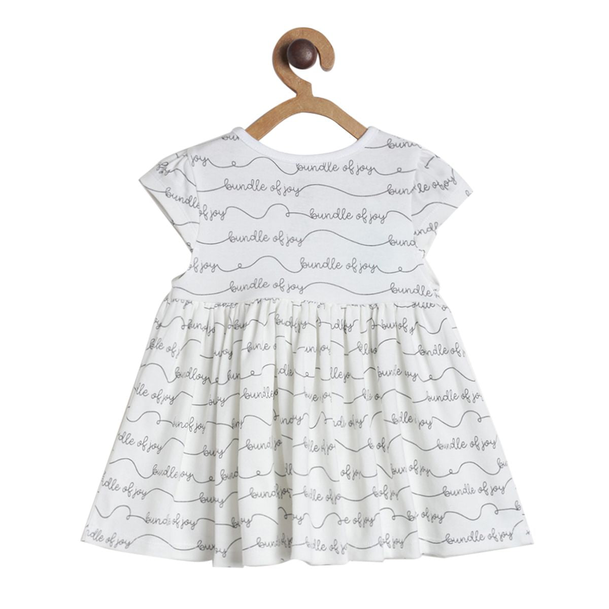 Pack of 1 knit dress - white for 3-6 Months