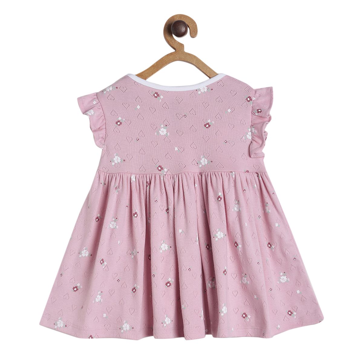 Pack of 1 knit dress - pink for 3-6 Months