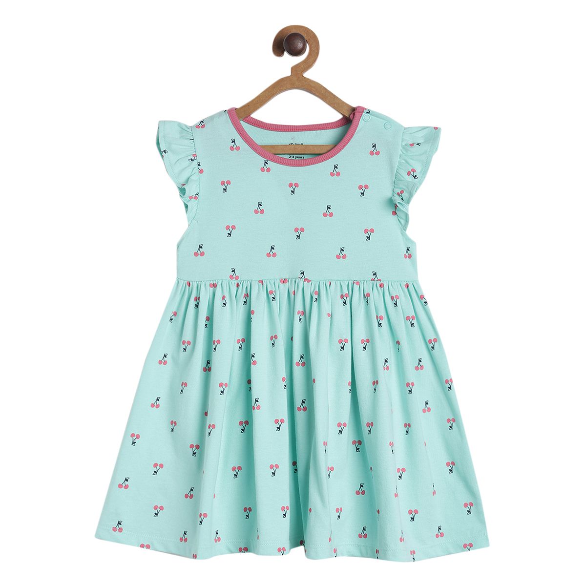 Pack of 1 knit dress - mint for 3-6 Months