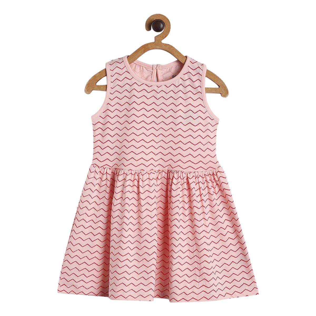 Pack of 1 knit dress - pink for 3-6 Months