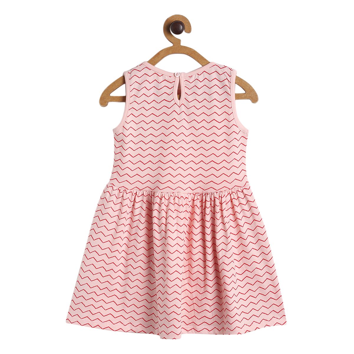 Pack of 1 knit dress - pink for 3-6 Months
