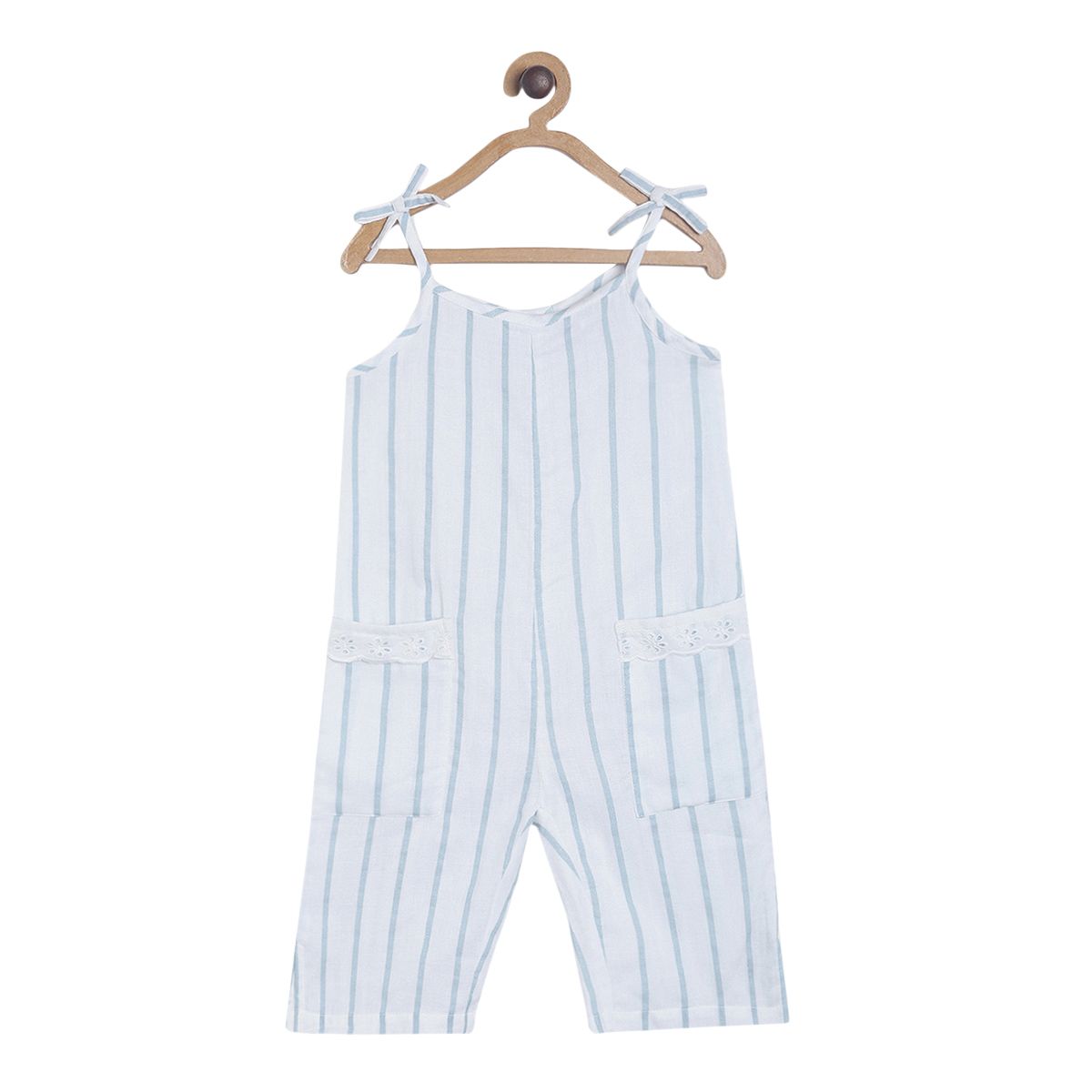 Pack of 1 woven jumpsuit - white for 3-6 Months