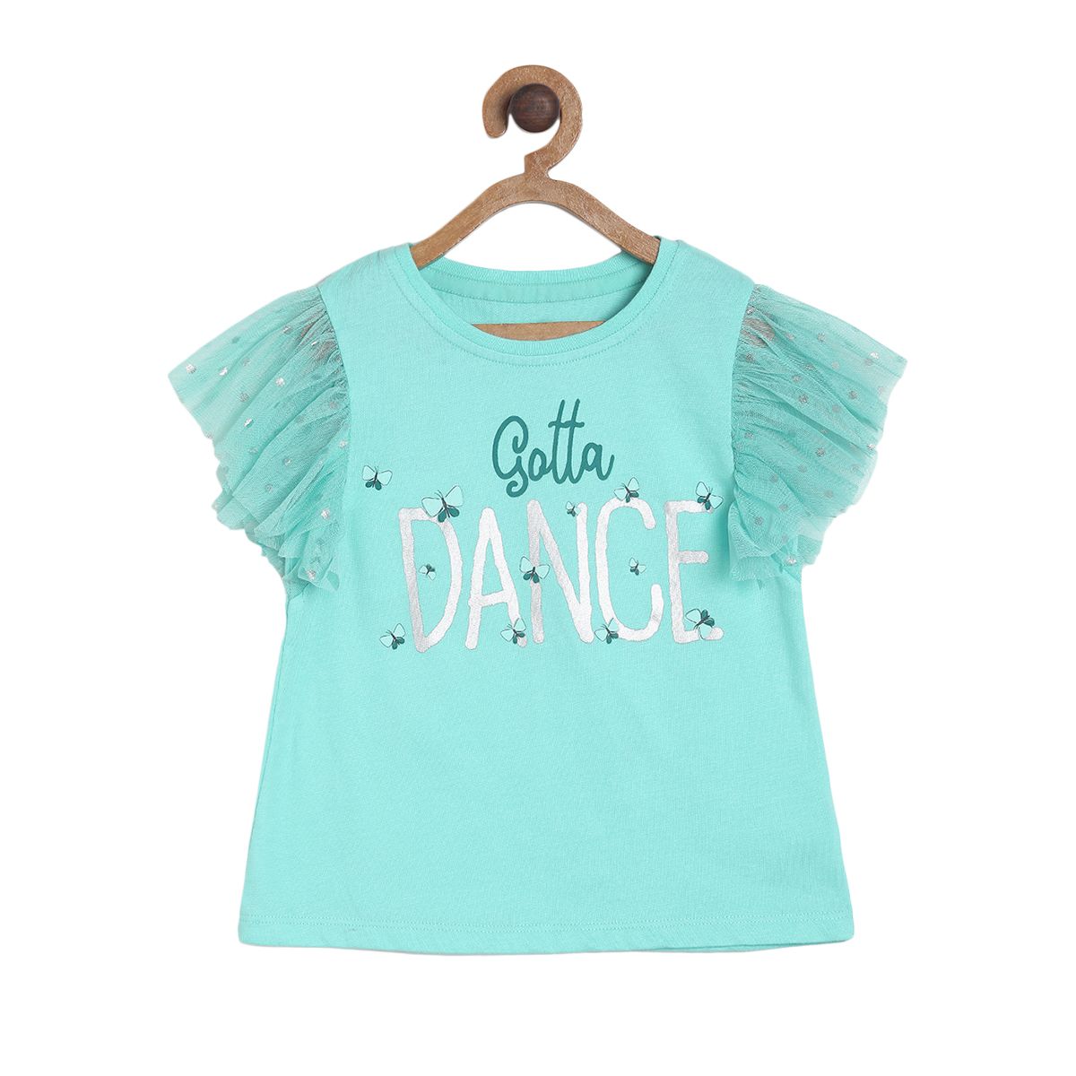 Pack of 1 knit top - aqua for 3-6 Months
