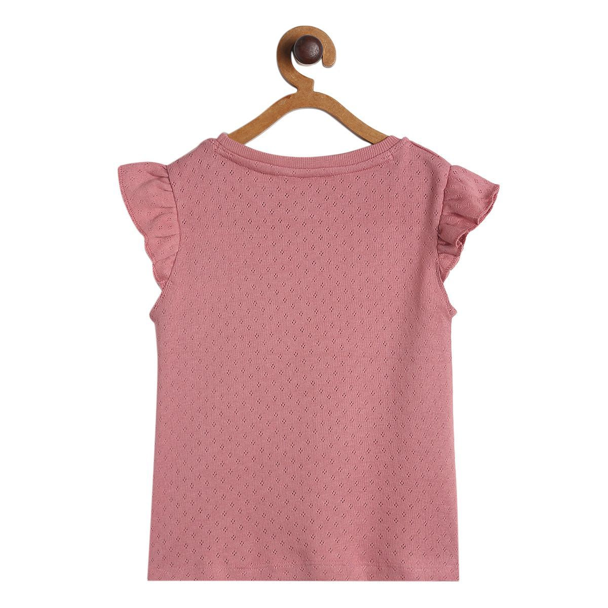 Pack of 1 knit top - rust for 3-6 Months