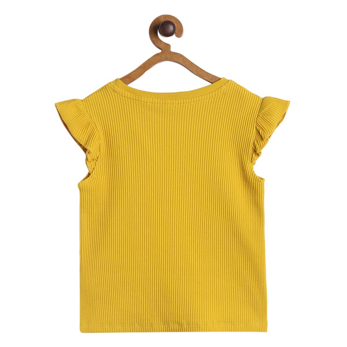 Pack of 1 knit top - yellow for 3-6 Months