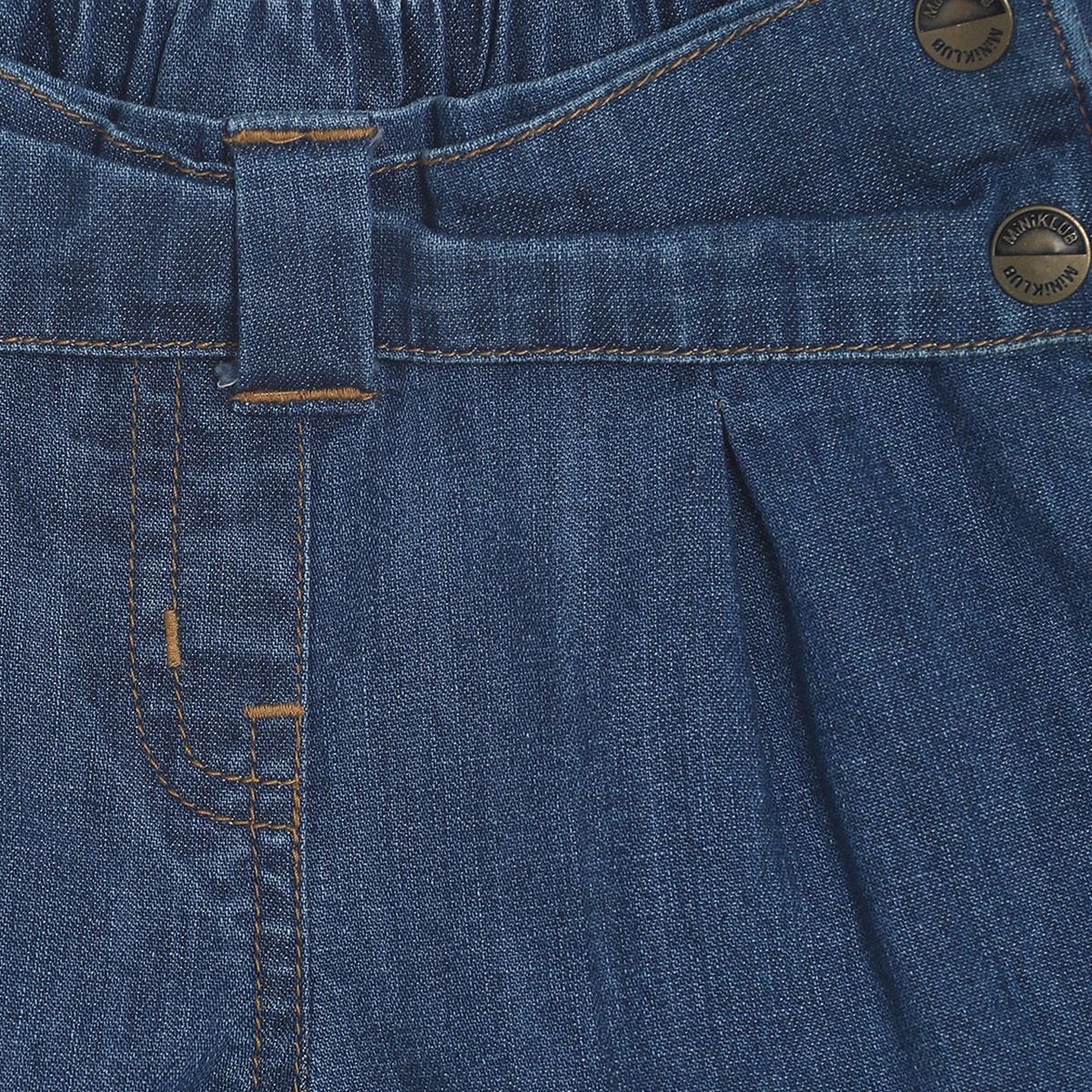 Pack of 1 denim shorts - navy blue for 3-6 Months