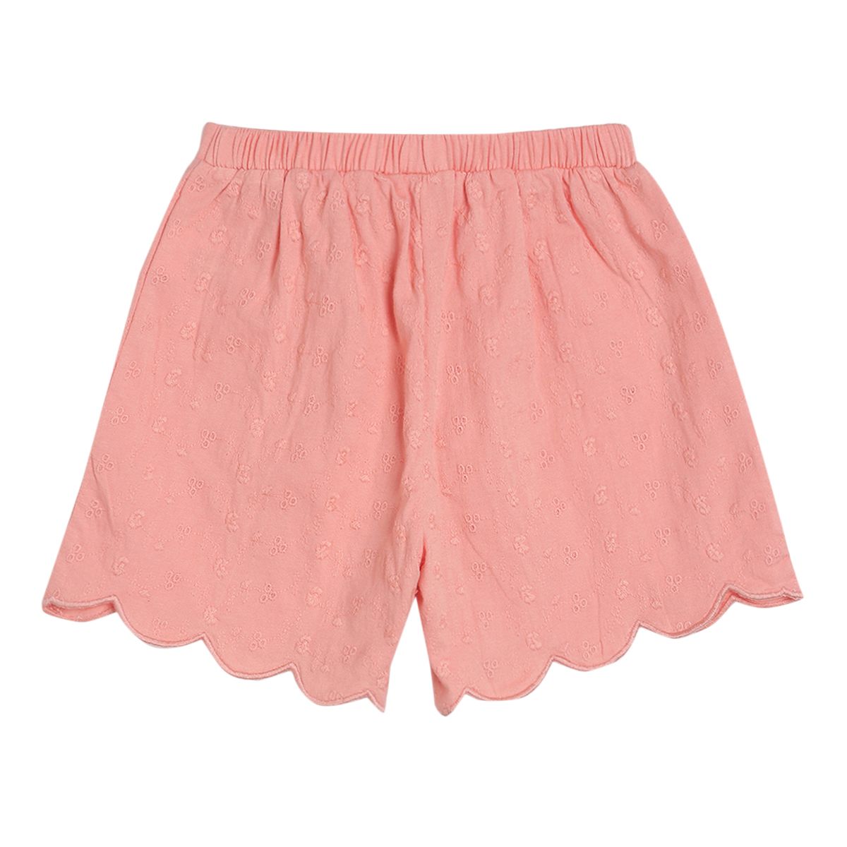 Pack of 1 knit shorts - peach for 3-6 Months