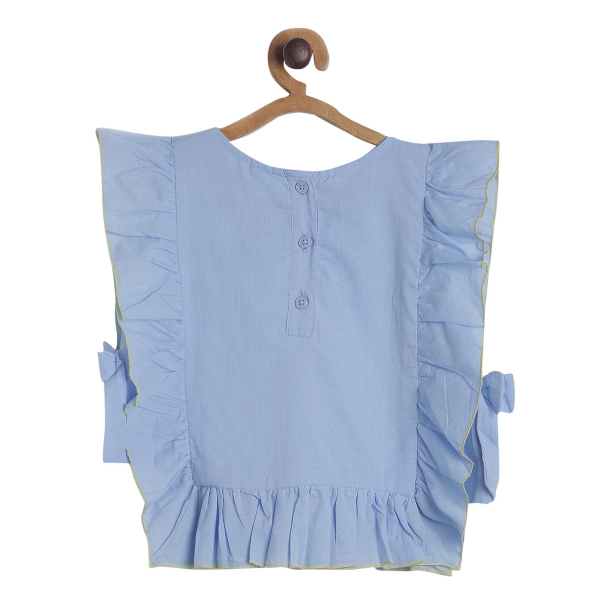 Pack of 1 woven top - blue for 3-6 Months